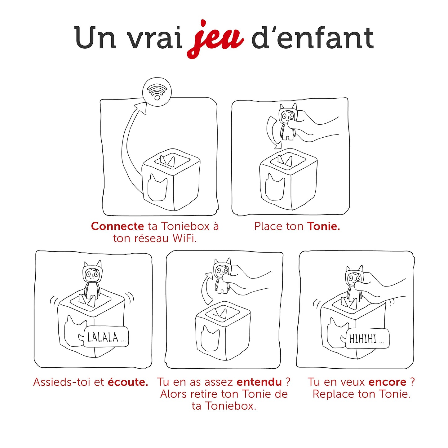 tonies Mon Premier Coffret Toniebox Bleu + 1 Figurine Tonie Créatif, boîte à Histoire et Musique pour Enfant 3 à 7 Ans, conteuse d'histoire Robuste & Facile à Utiliser avec Figurine à Collectionner