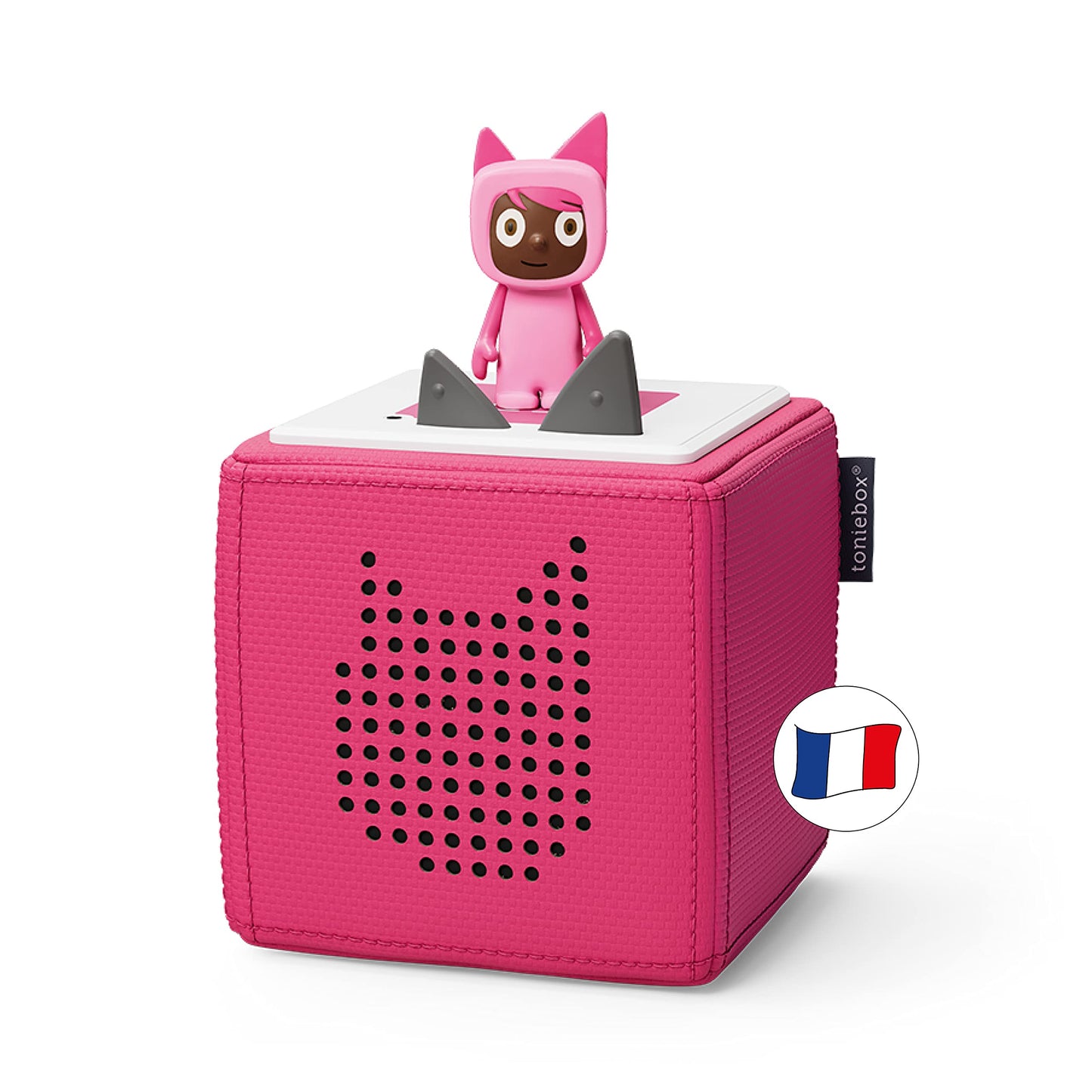 tonies Mon Premier Coffret Toniebox Rose + 1 Figurine Tonie Créatif, boîte à Histoire et Musique pour Enfant 3 à 7 Ans, conteuse d'histoire Robuste & Facile à Utiliser avec Figurine à Collectionner